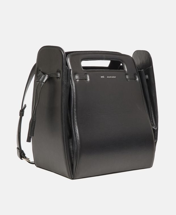 Ami Paris Leather cross body bag