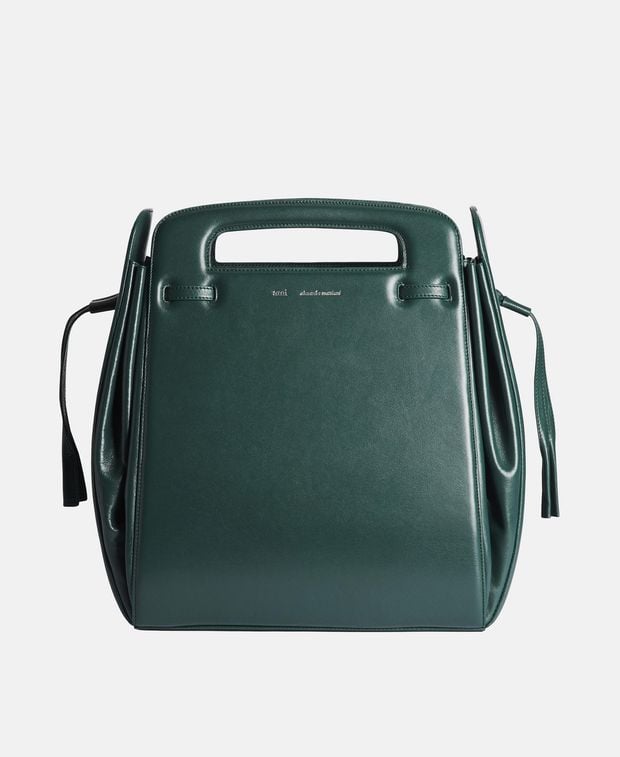 Ami Paris Leather cross body bag