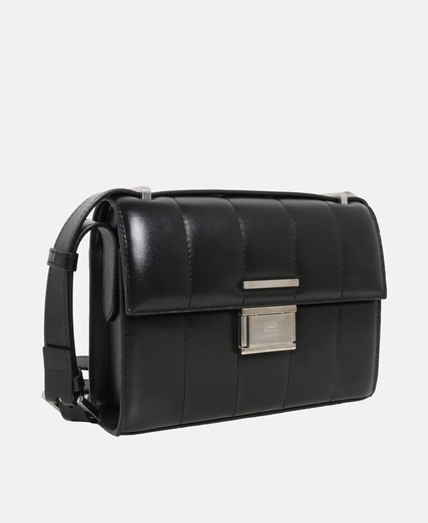 Ami Paris DÃÂ©jÃÂ -Vu Leather cross body bag Black