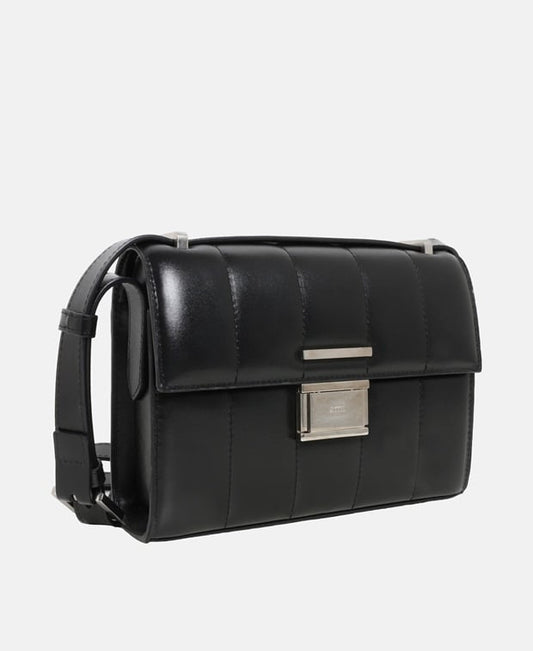Ami Paris DÃÂ©jÃÂ -Vu Leather cross body bag Black