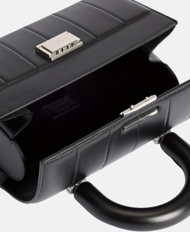 Ami Paris Deja vu Leather handbag Black