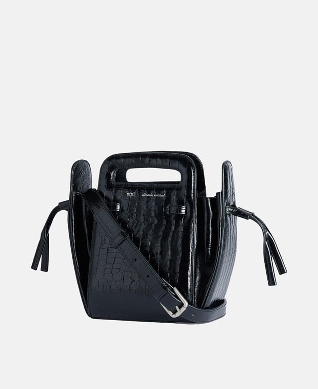 Ami Paris Leather bucketbag