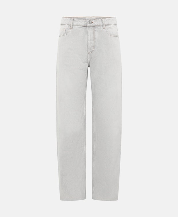 Ami Paris Relaxed Fit Jeans Grey