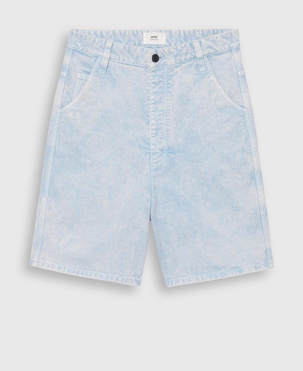 Ami Paris Denim Bermuda