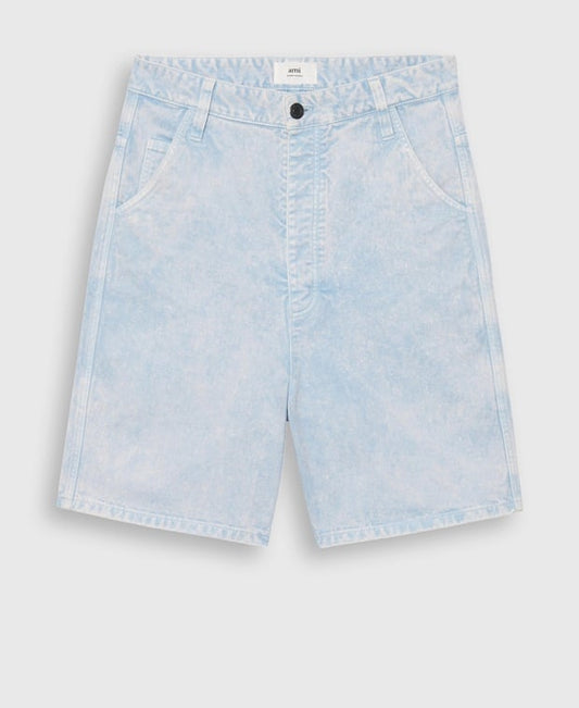 Ami Paris Denim Bermuda