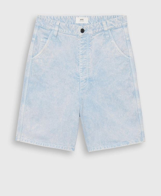 Ami Paris Denim Bermuda