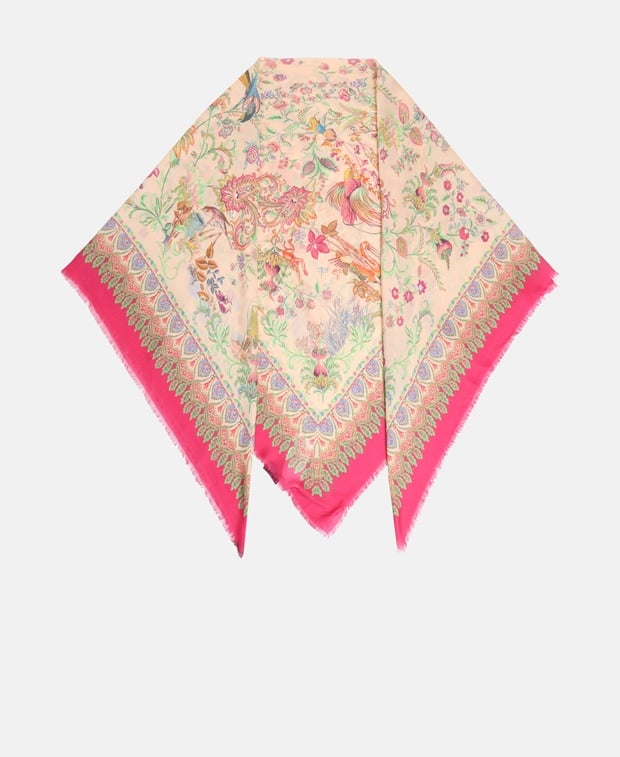 Etro Square scarf Red