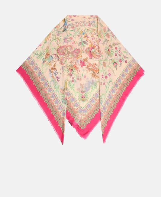 Etro Square scarf Red