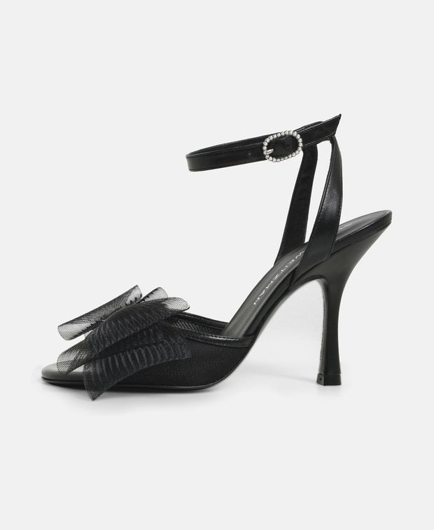 Stuart Weitzman Blushing Bow 100 Ankle strap sandals