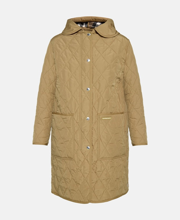 Burberry Quilted coat Camel