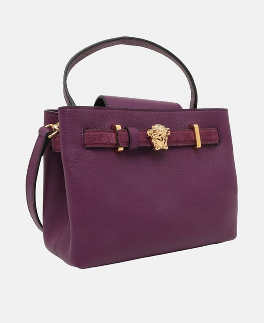Versace Leather handbag Purple