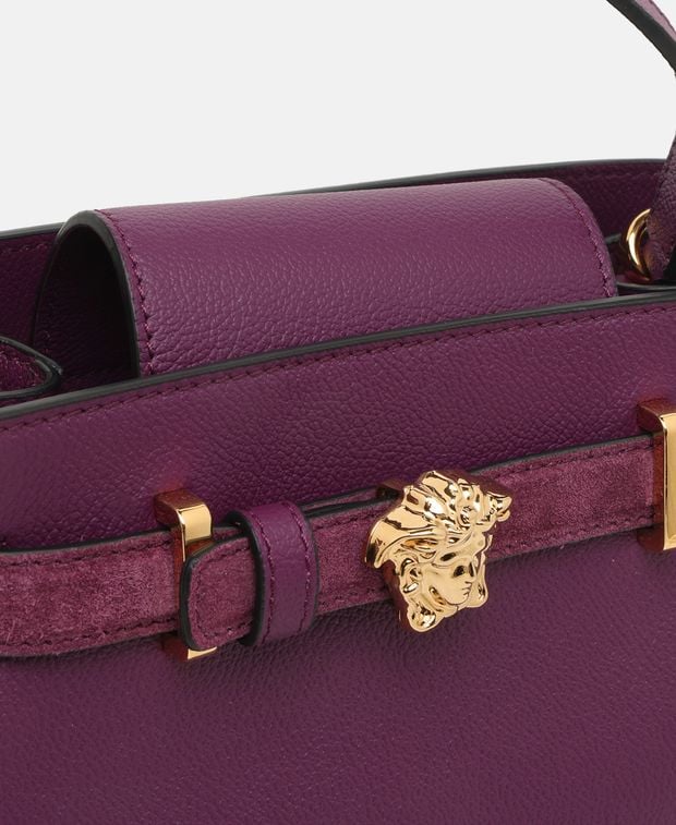 Versace Leather handbag Purple