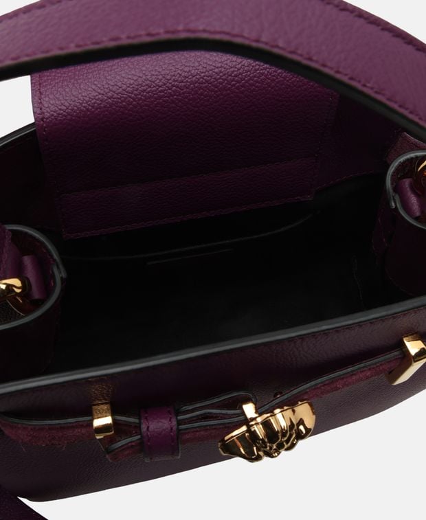 Versace Leather handbag Purple