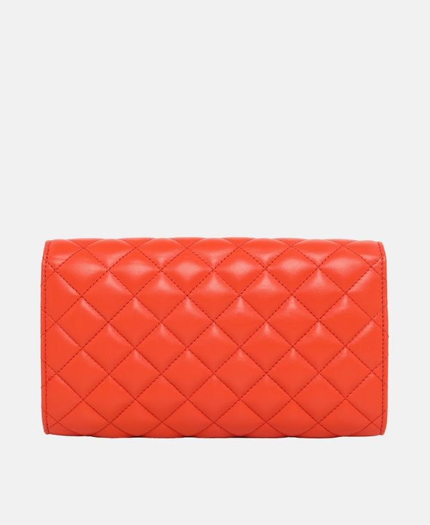 Versace Leather clutch Orange