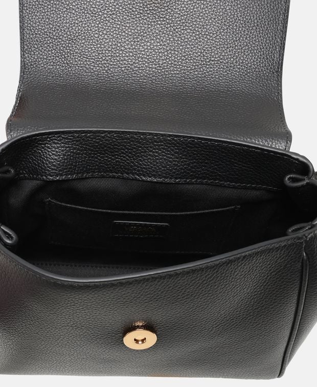 Versace Virtus Leather handbag Black