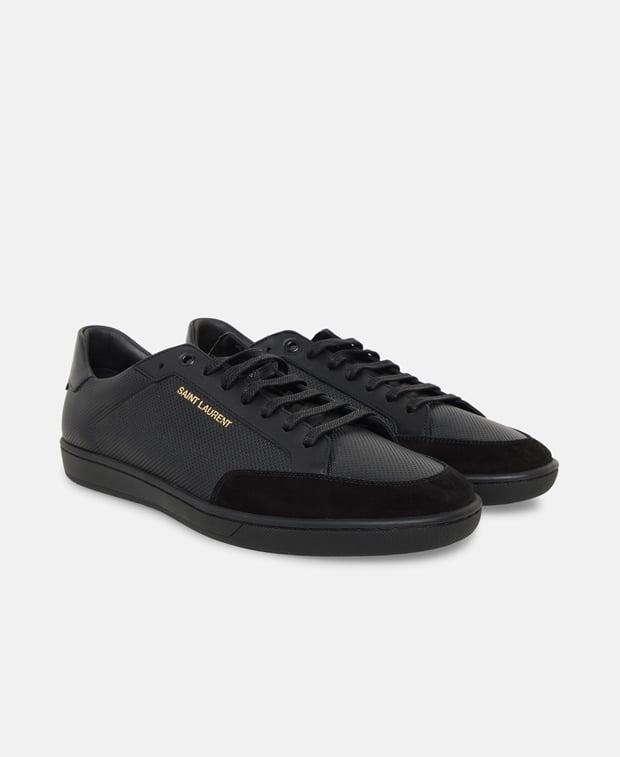 Saint Laurent Court Classic Sneakers Black