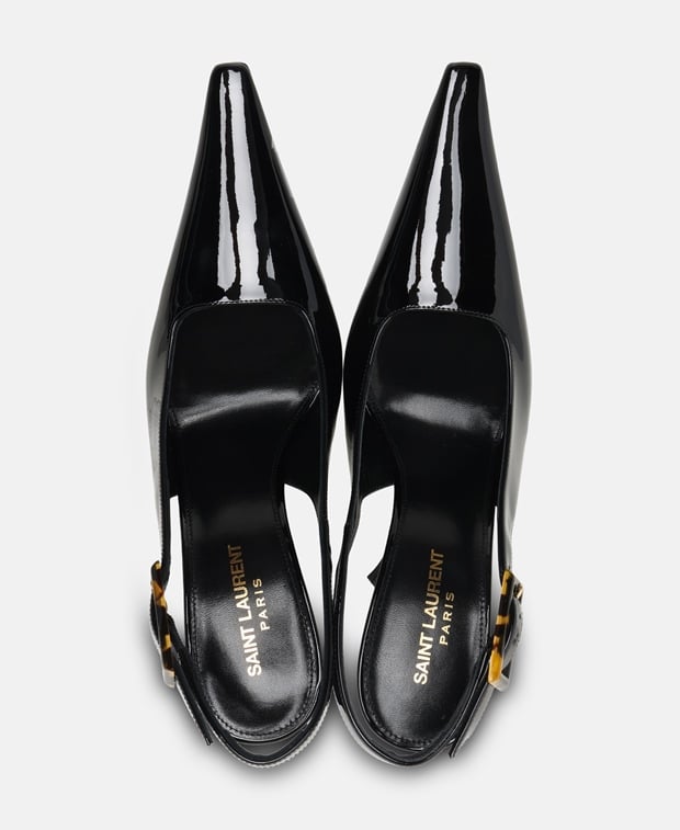Saint Laurent Dune 110 Slingback pumps Black