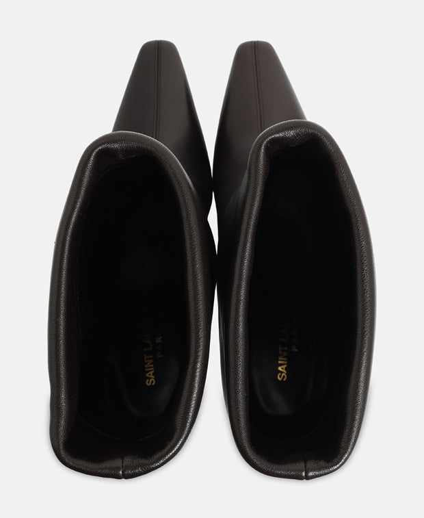 Saint Laurent Niki 90 Ankle boots Black Coffee