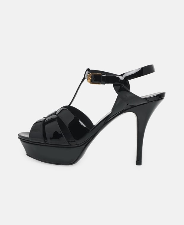 Saint Laurent Aaaow Heeled sandals Black
