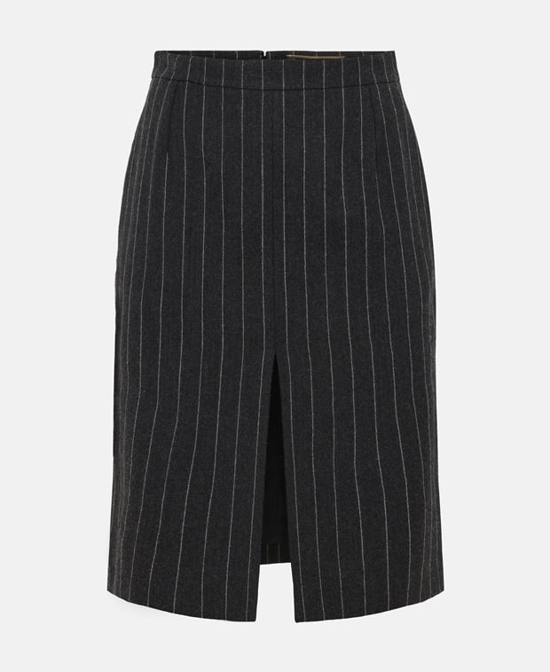 Saint Laurent Wool skirt Anthracite