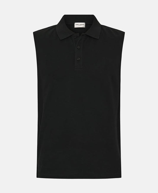 Saint Laurent Sleeveless polo shirt