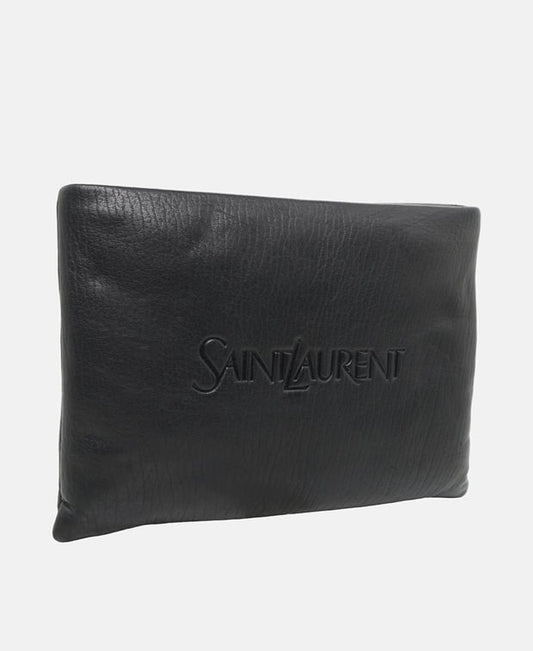 Saint Laurent Pillow Leather clutch Black