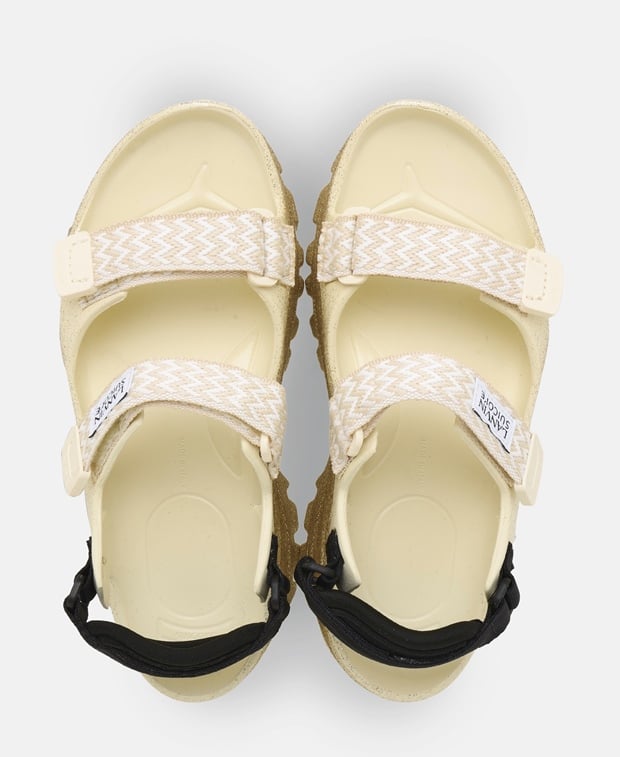 Lanvin Wave Sandals Beige