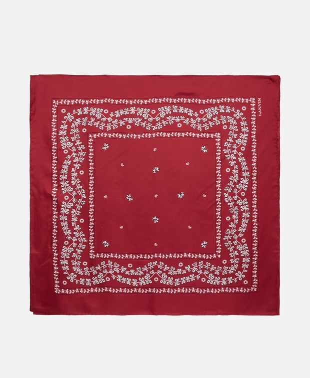 Lanvin Silk square scarf