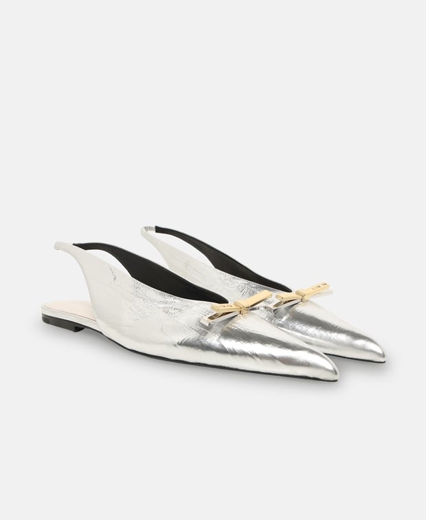 Lanvin Slingback ballerina Silver