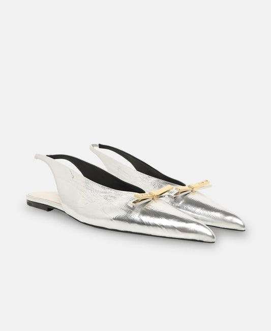Lanvin Slingback ballerina Silver