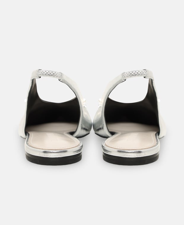 Lanvin Slingback ballerina Silver