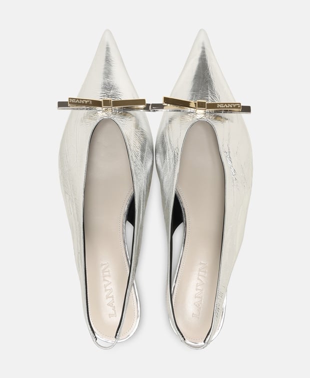 Lanvin Slingback ballerina Silver