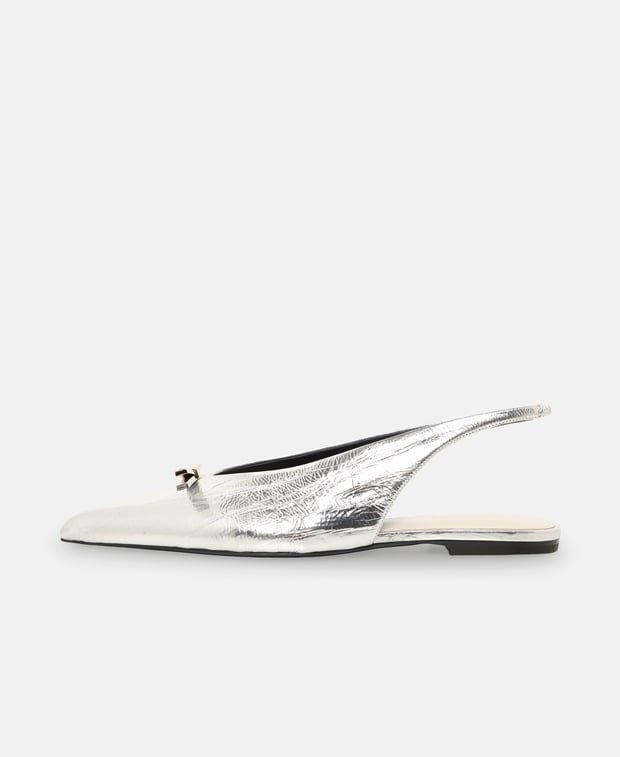 Lanvin Slingback ballerina Silver