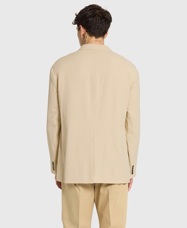 Lanvin Wool-blend blazer Soft Beige