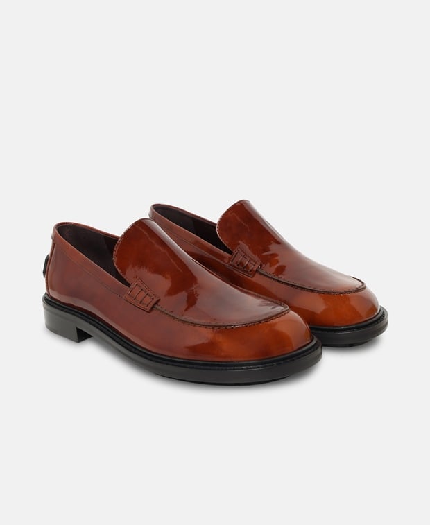 Lanvin Tenor Loafers Cognac