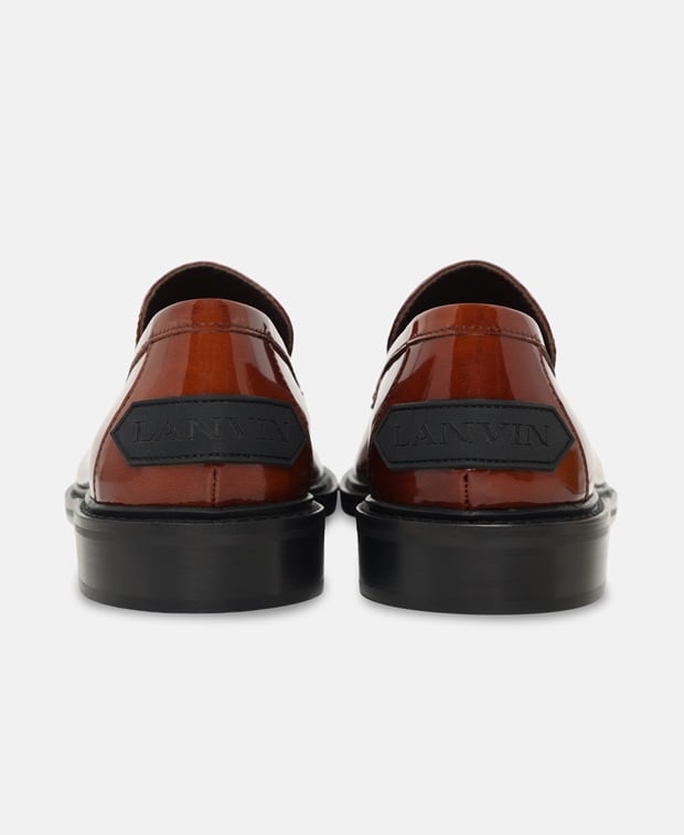 Lanvin Tenor Loafers Cognac