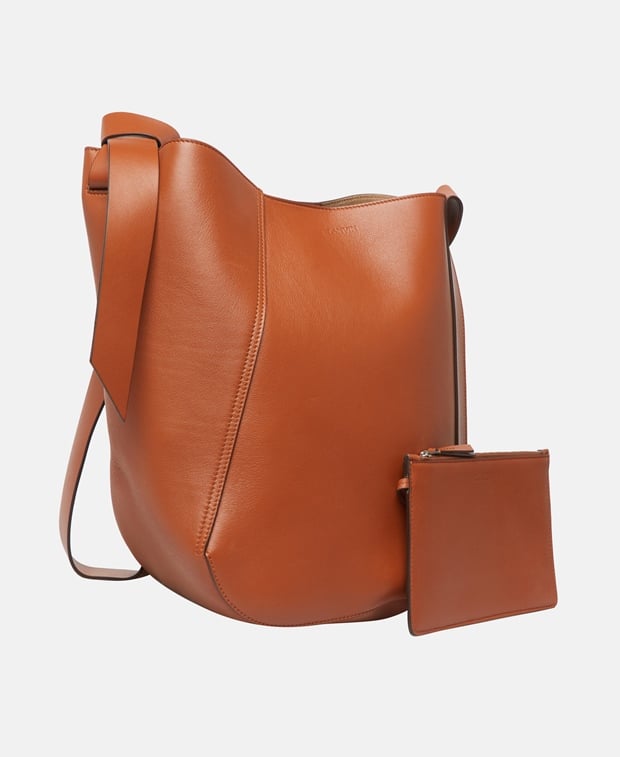 Lanvin Leather handbag and pouch