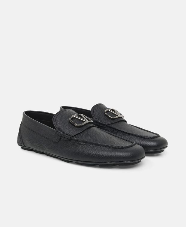 Valentino Garavani Driver Loafers Black