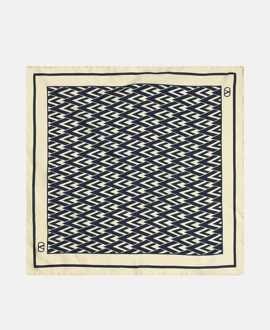 Valentino Garavani Silk scarf Navy