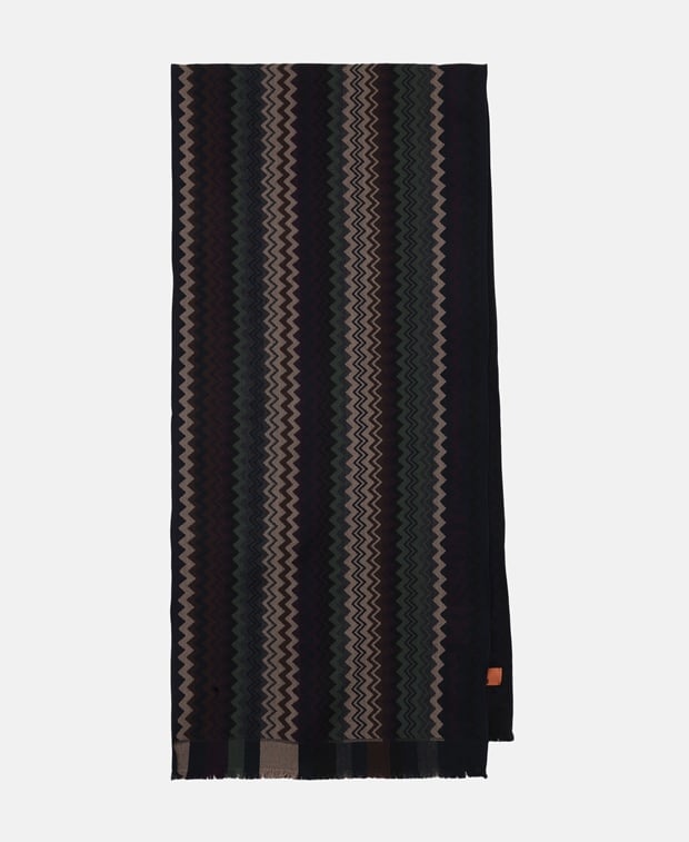 Missoni Wool scarf Black