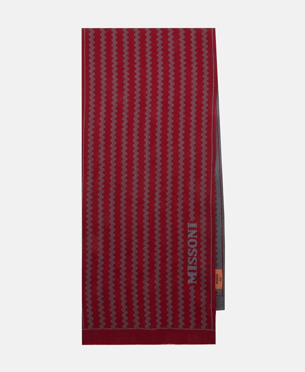 Missoni Wool scarf Russet