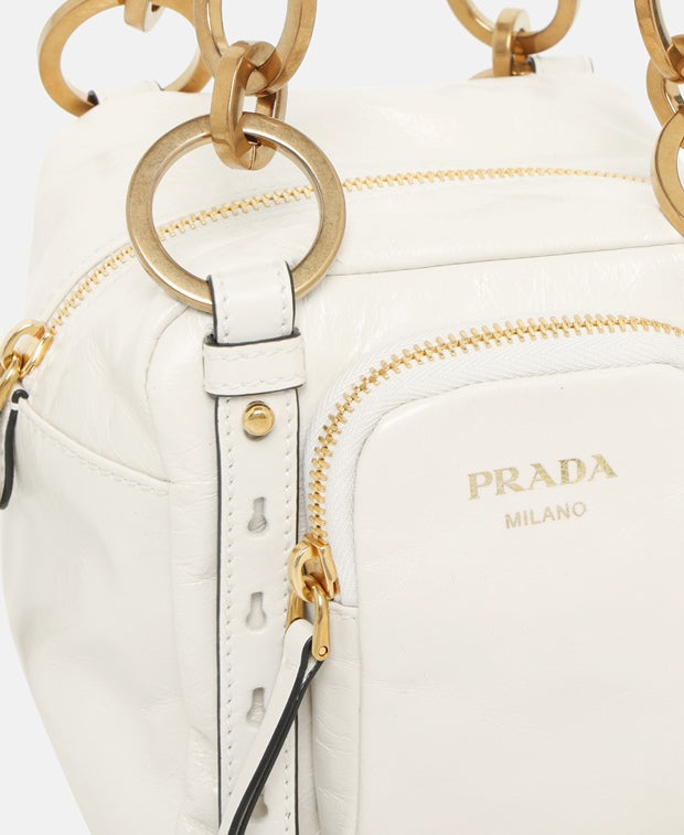 Prada Mini Dangle Leather shoulder bag