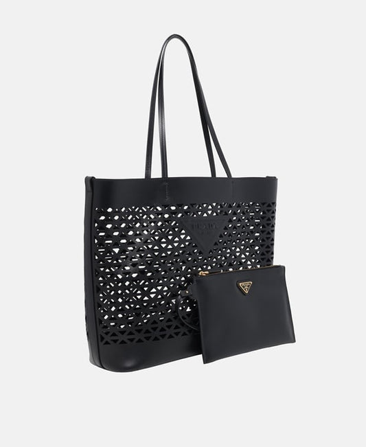 Prada Leather shopper Black