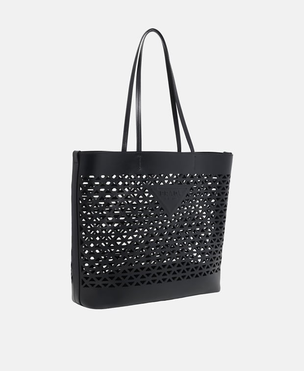Prada Leather shopper Black