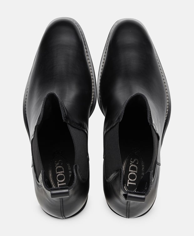 Tod's Texano Chelsea boots Caviar Black