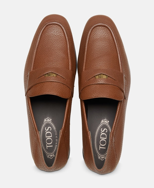 Tod's Penny Tess Loafers Dark Brown