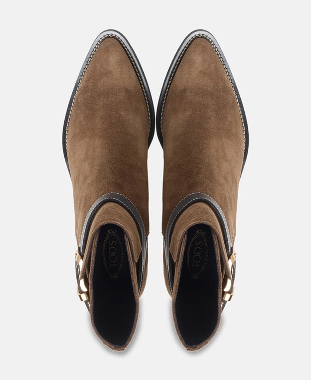 Tod's Marrone Ankle boots Dark Brown