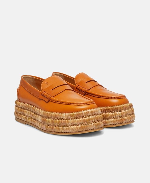 Tod's Platform espadrilles Zeppa Rafia