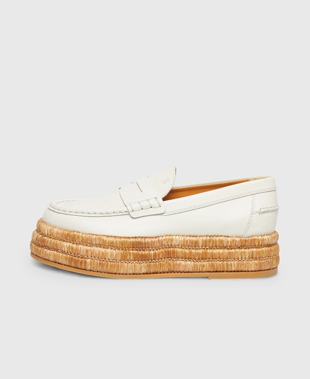 Tod's Platform espadrilles Zeppa Rafia