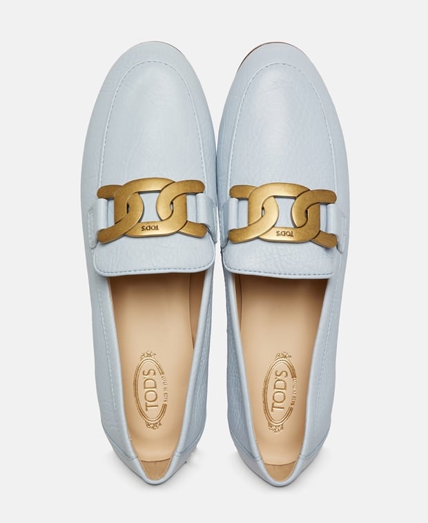 Tod's Kate Loafers Light Blue